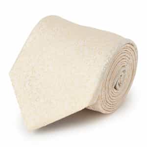 サテンボタニカル柄タイ