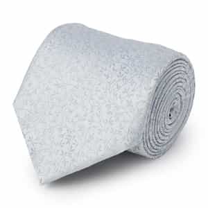 サテンボタニカル柄タイ