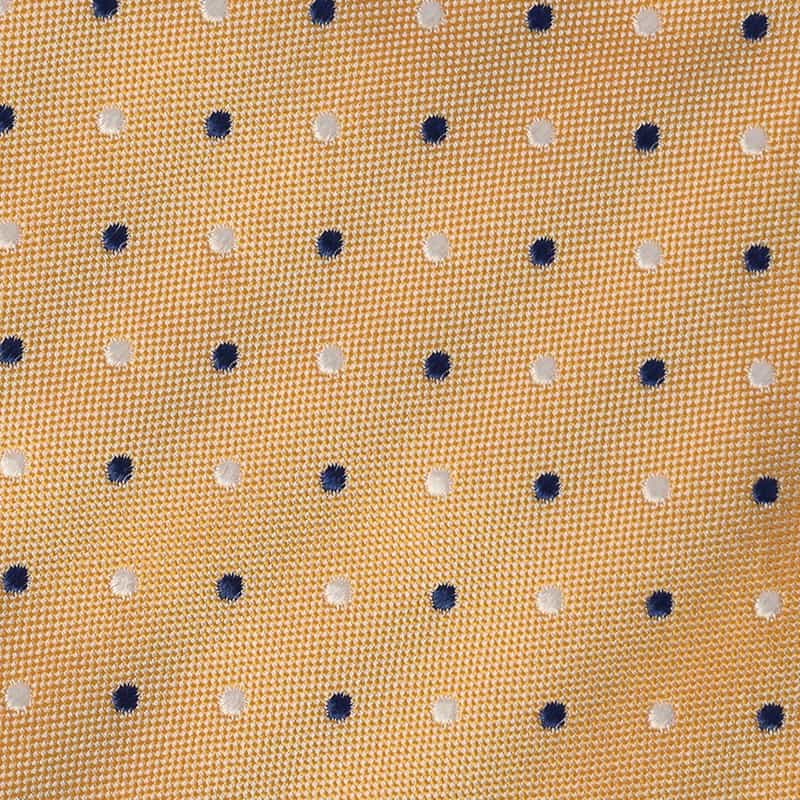 ALTEA ドット柄タイ YELLOW