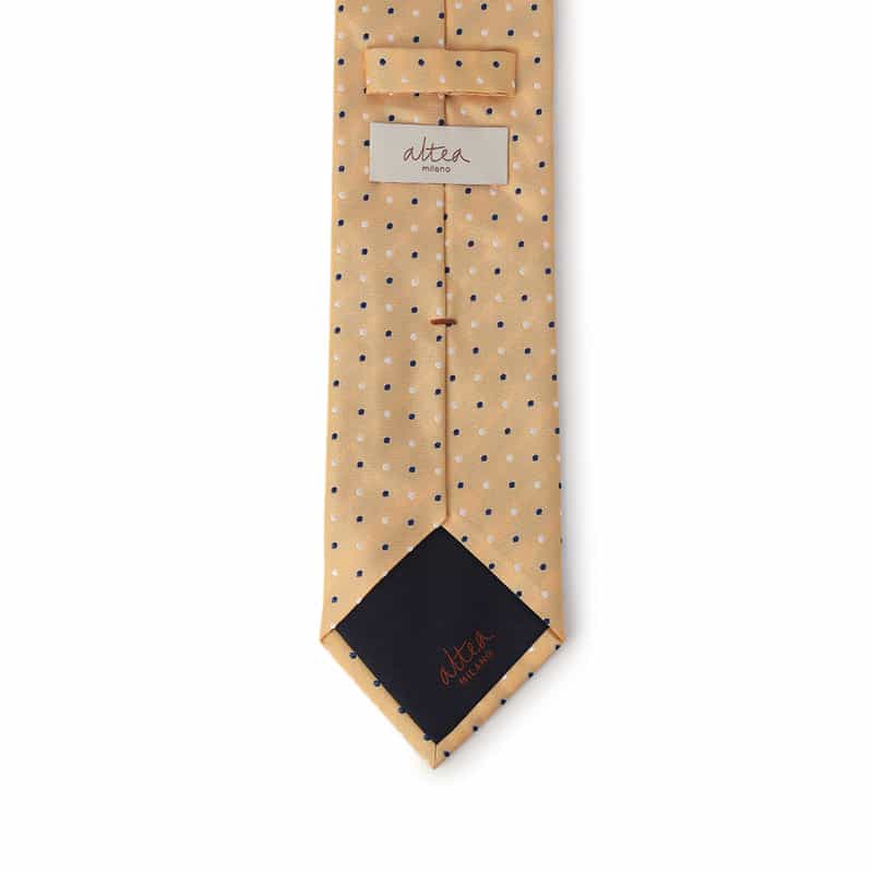 ALTEA ドット柄タイ YELLOW