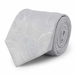 サテンペイズリー柄フォーマルタイ