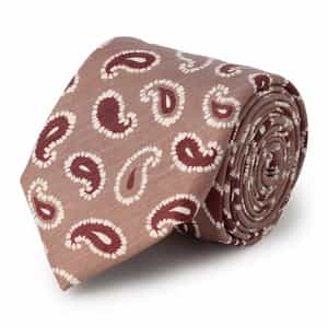 ペイズリー柄タイ