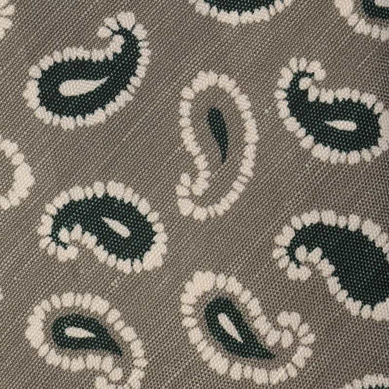 ALTEA ペイズリー柄タイ GREEN