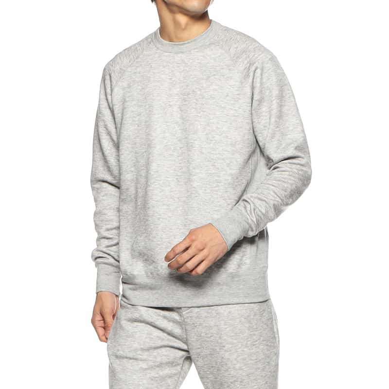 BARNEYS NEW YORK セットアップスエットプルオーバー LIGHT GRAY