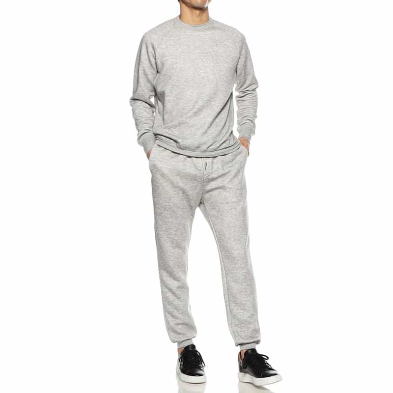 BARNEYS NEW YORK セットアップスエットプルオーバー LIGHT GRAY