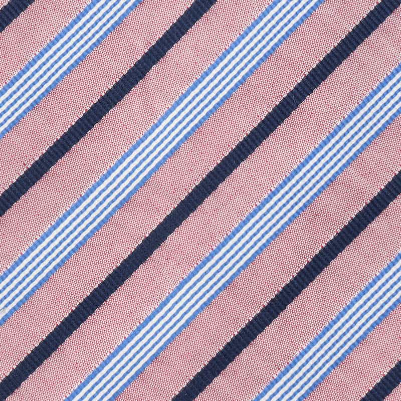 BARNEYS NEW YORK ストライプ柄タイ PINK