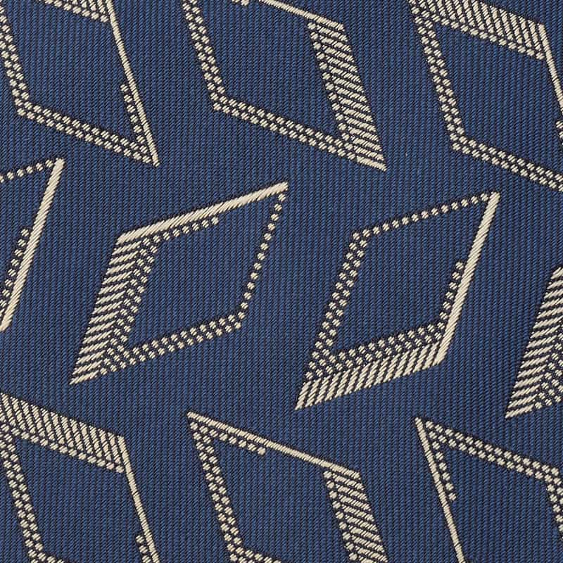 BARNEYS NEW YORK ダイヤ柄タイ NAVY