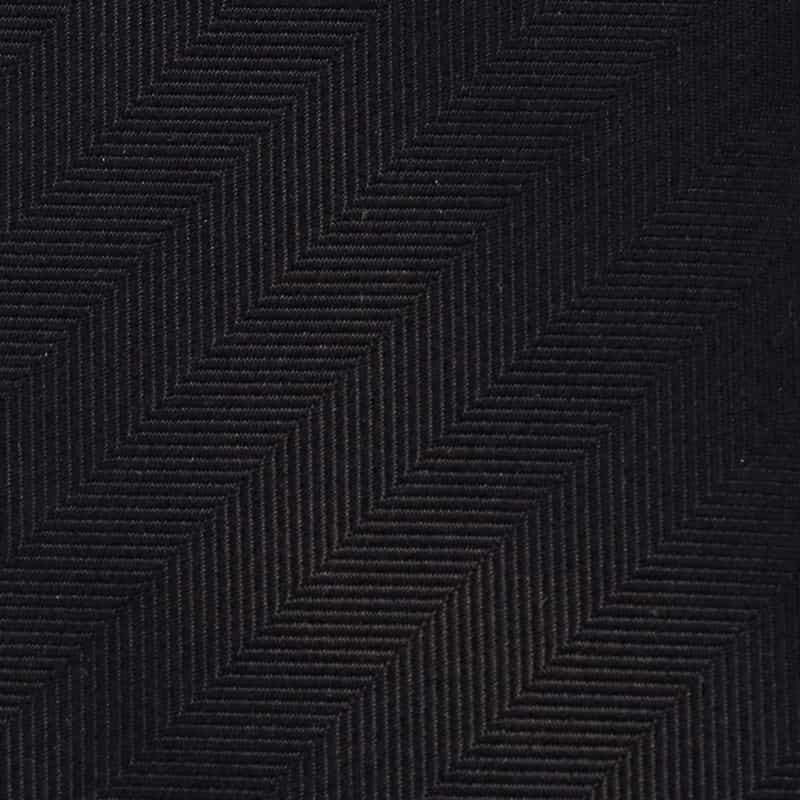 BARNEYS NEW YORK ヘリンボーン柄フォーマルタイ BLACK