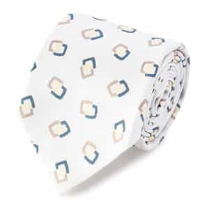 チェーン柄タイ