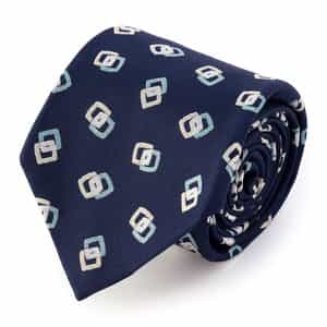 チェーン柄タイ