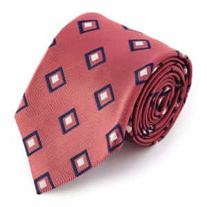 ダブルダイヤ柄タイ
