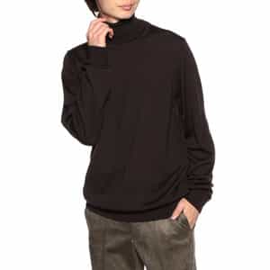 ウォッシャブルウールタートルネックニットプルオーバー