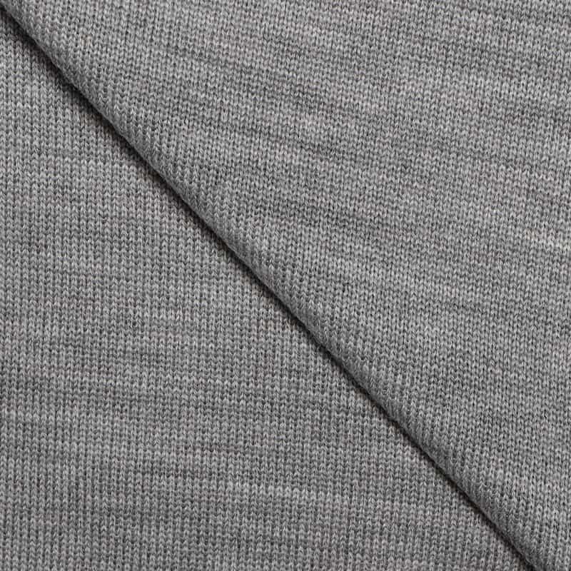 BARNEYS NEW YORK ウォッシャブルウールタートルネックニットプルオーバー GRAY