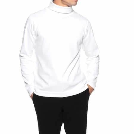 タートルネックロングスリーブTシャツ