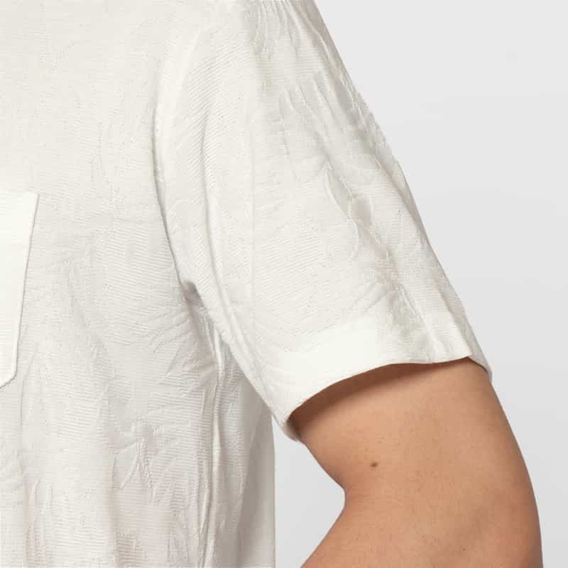 BARNEYS NEW YORK ポケット付きポロシャツ WHITE