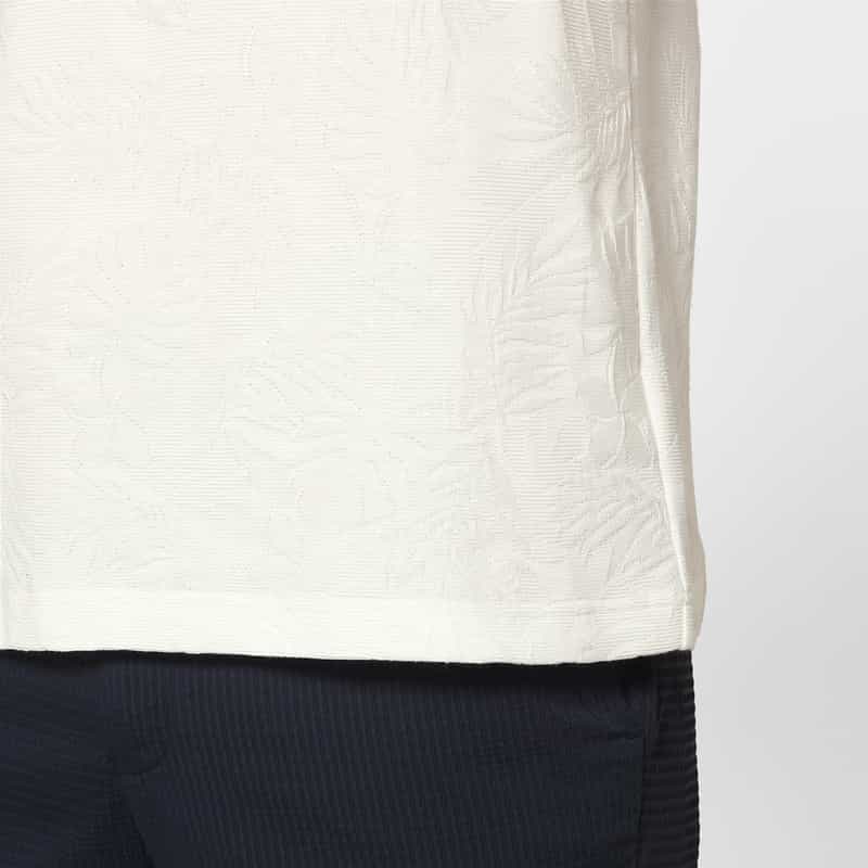 BARNEYS NEW YORK ポケット付きポロシャツ WHITE