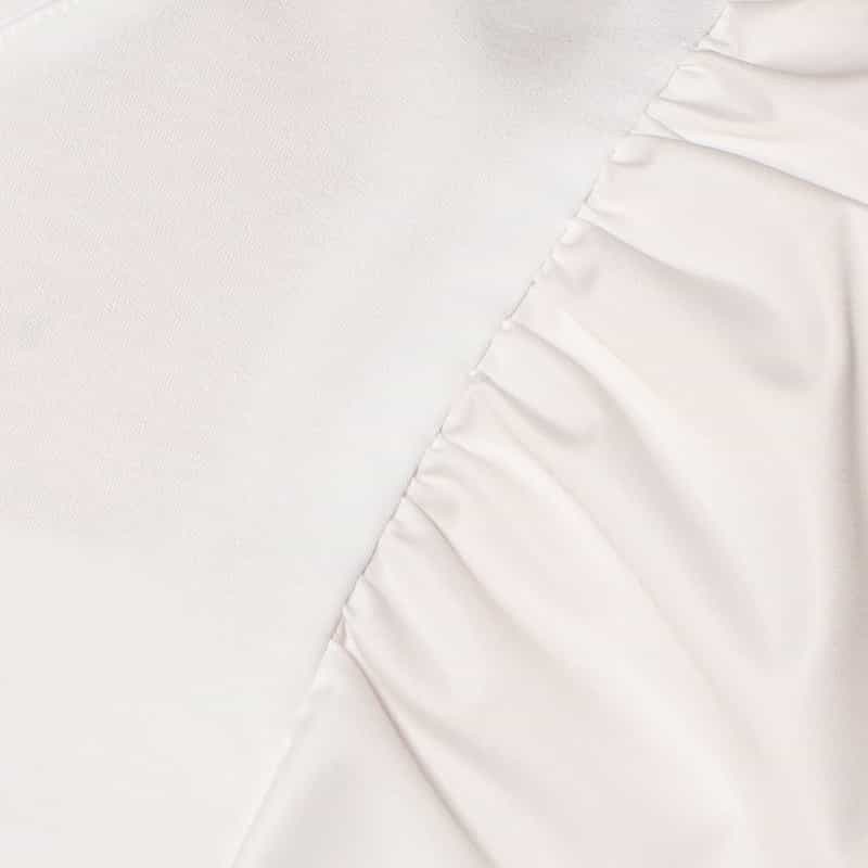 BARNEYS NEW YORK ウォッシャブル ボリュームスリーブブラウス （ALBINI社製コットン使用） WHITE