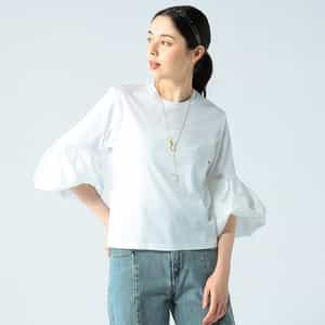 ウォッシャブル ボリュームスリーブカットソー