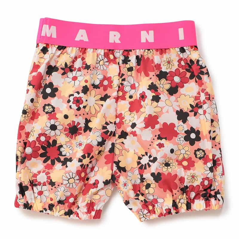 MARNI ガールズフラワープリントブルマ PINK