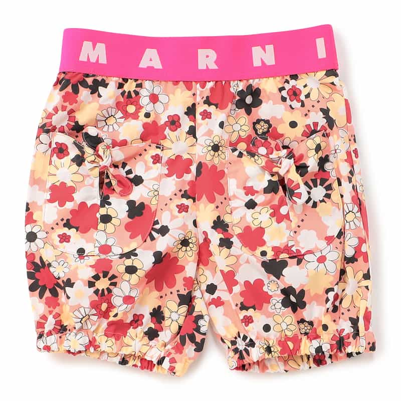 MARNI ガールズフラワープリントブルマ PINK