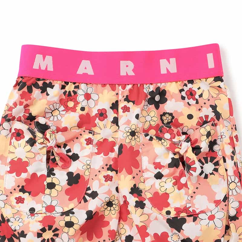 MARNI ガールズフラワープリントブルマ PINK