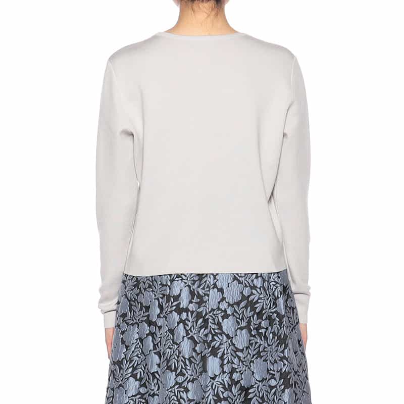 BARNEYS NEW YORK セットアップクルーネックニットプルオーバー LIGHT GRAY