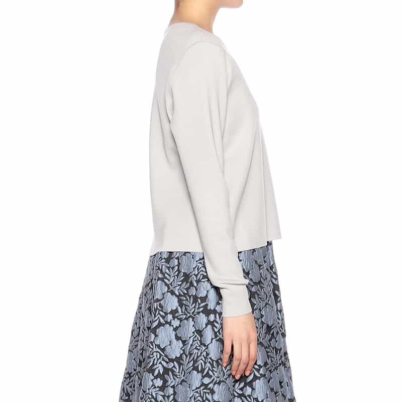 BARNEYS NEW YORK セットアップクルーネックニットプルオーバー LIGHT GRAY