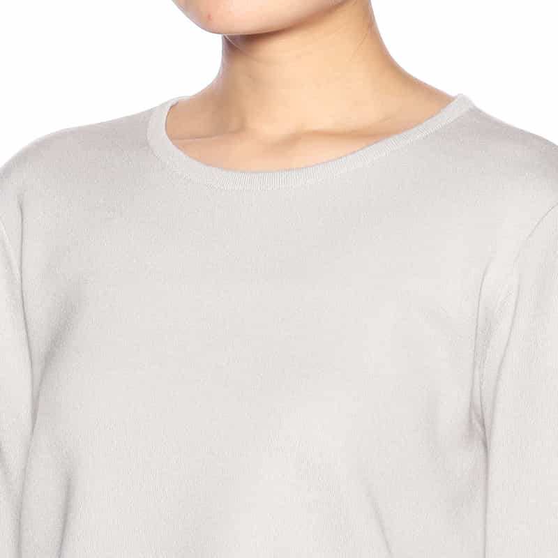 BARNEYS NEW YORK セットアップクルーネックニットプルオーバー LIGHT GRAY
