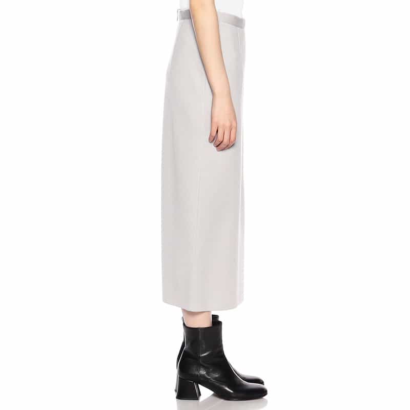 BARNEYS NEW YORK セットアップウォッシャブル タイトニットスカート LIGHT GRAY