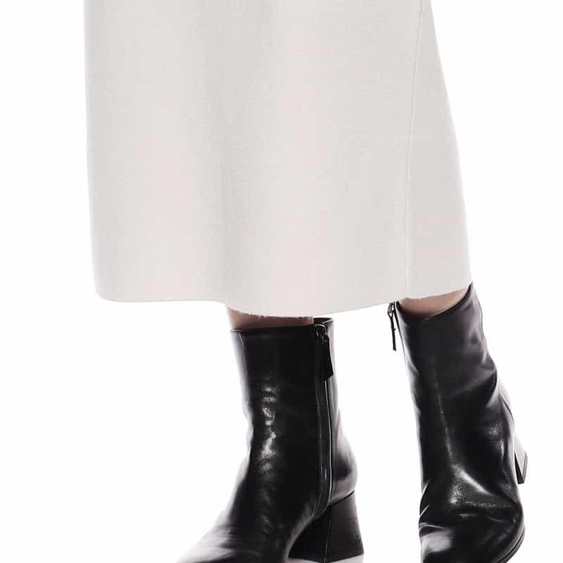 BARNEYS NEW YORK セットアップウォッシャブル タイトニットスカート LIGHT GRAY