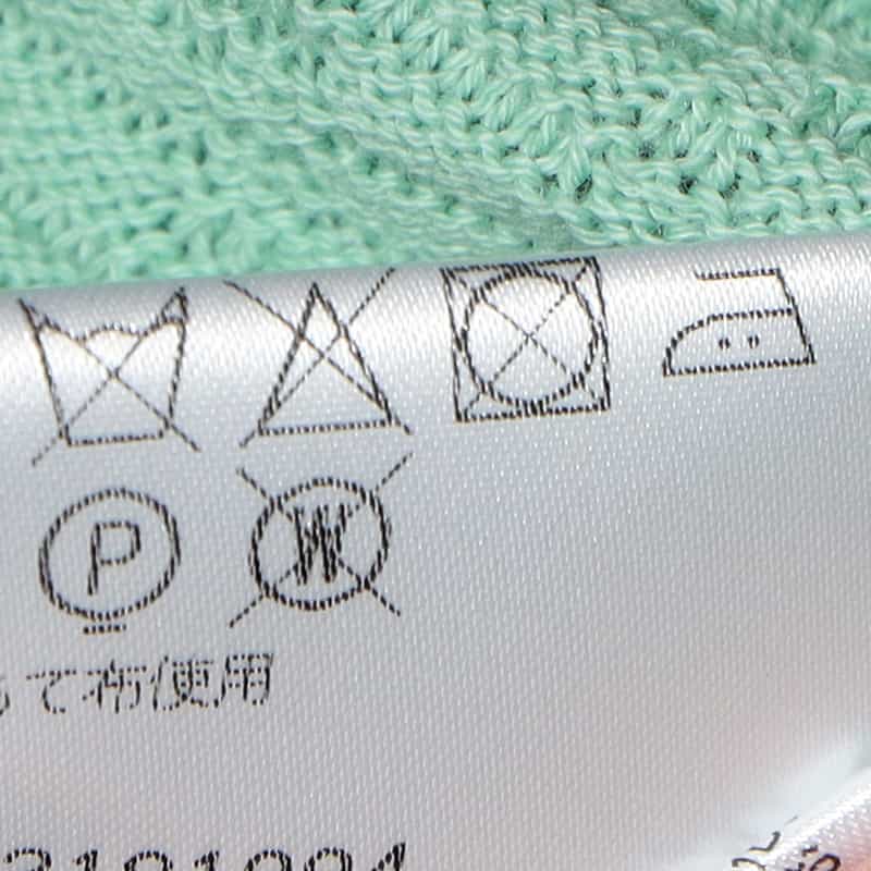 BARNEYS NEW YORK 半袖ニットTシャツ LIGHT GREEN