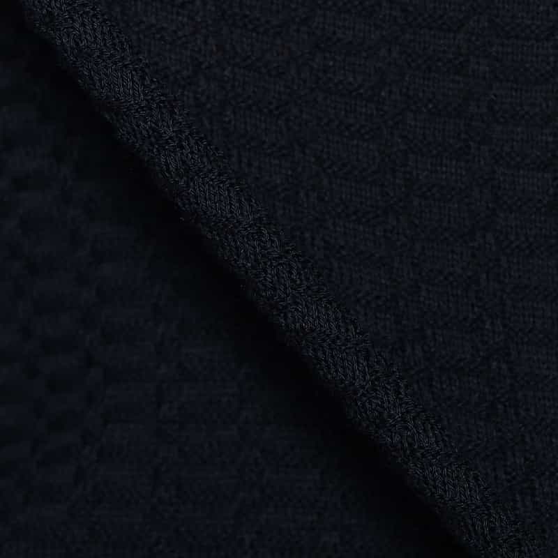 BARNEYS NEW YORK 半袖ニットTシャツ NAVY