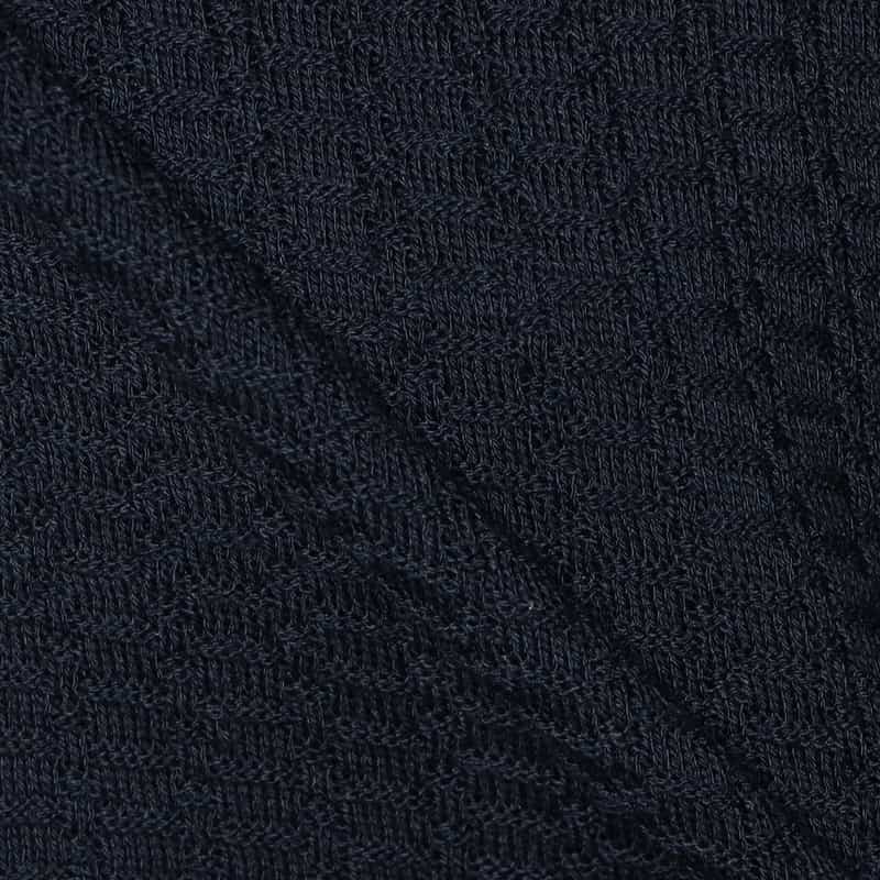 BARNEYS NEW YORK コットンニットプルオーバー NAVY