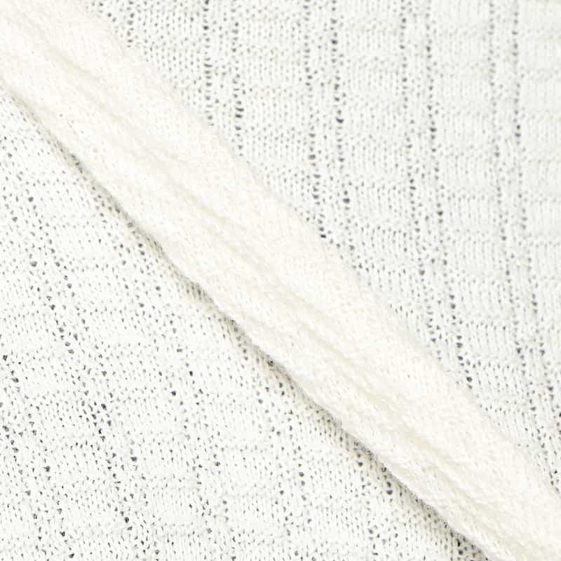 BARNEYS NEW YORK ジップアップニットカーディガン IVORY
