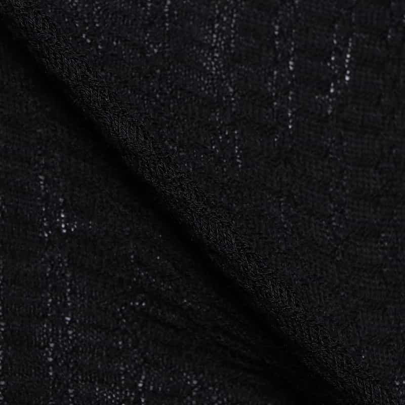 BARNEYS NEW YORK ジップアップニットカーディガン BLACK