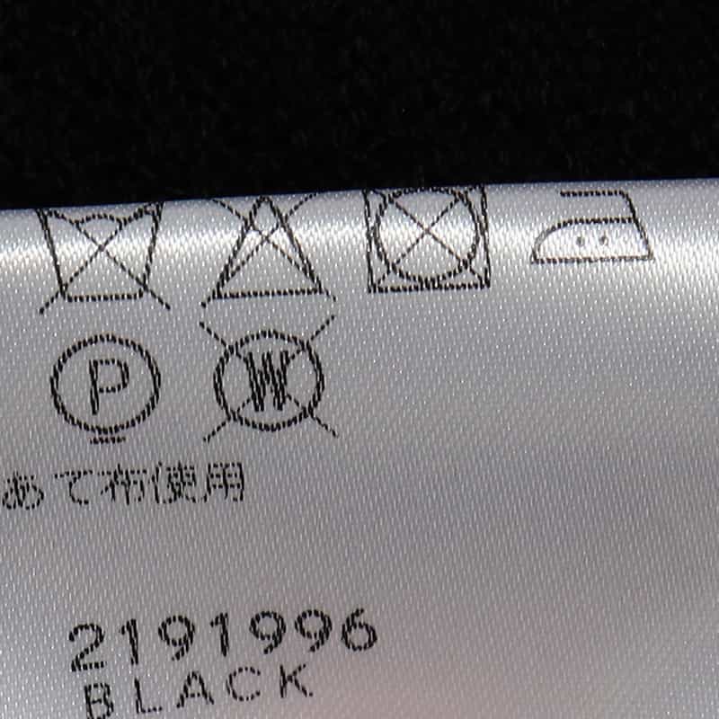 BARNEYS NEW YORK ジップアップニットカーディガン BLACK