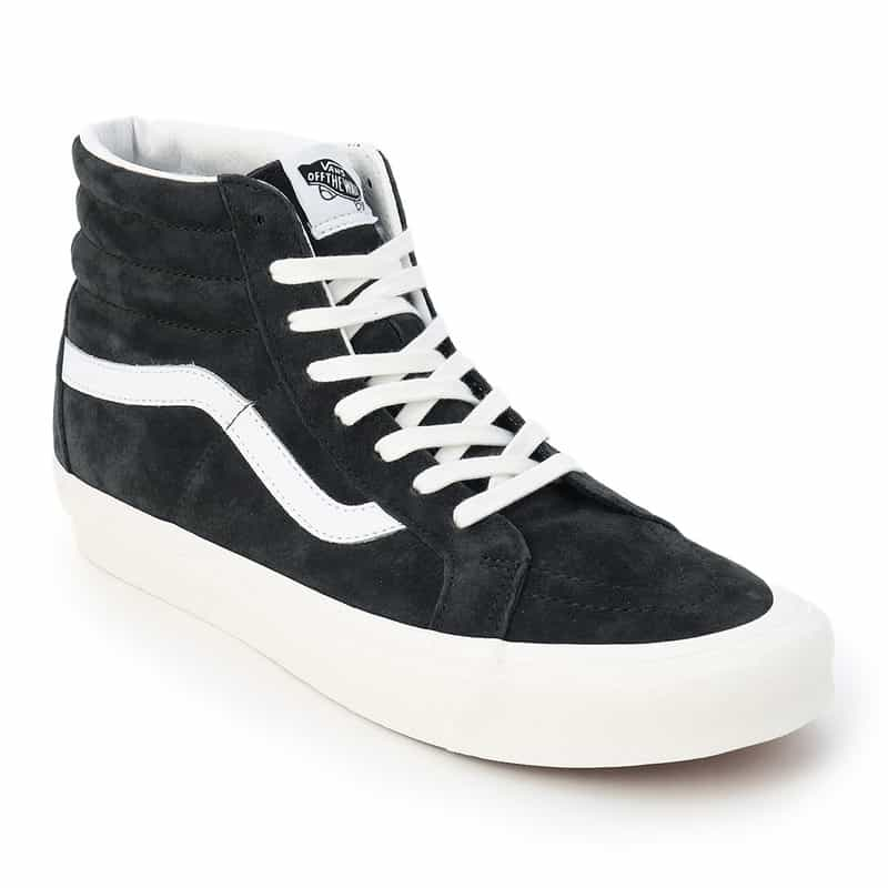 VANS 撥水スエードハイカットスニーカー “SK8-HI 38 DX" BLACK