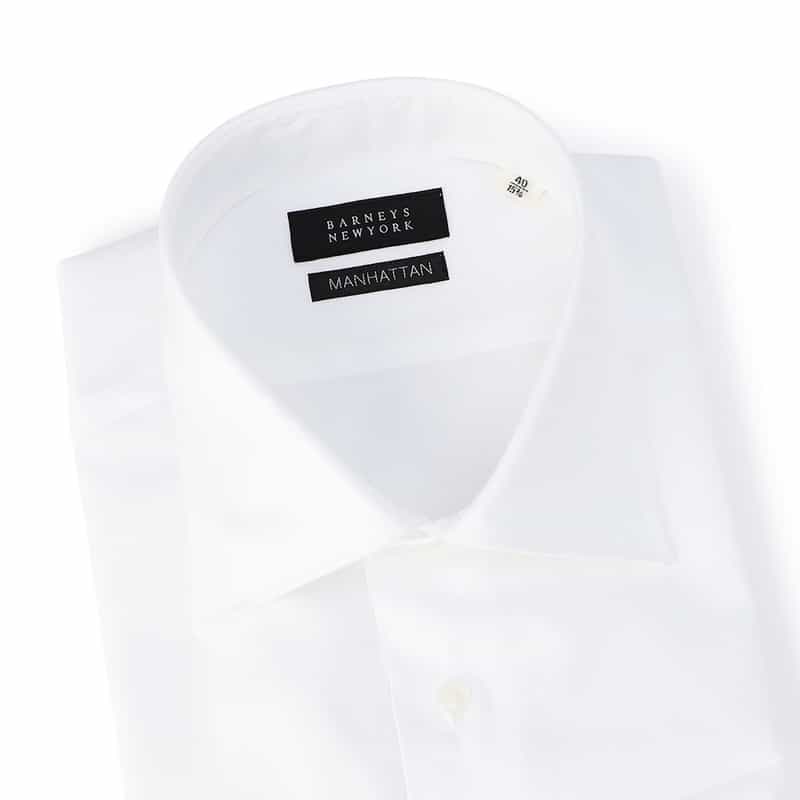 BARNEYS NEW YORK ドレスシャツ “MANHATTAN" WHITE