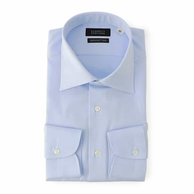 BARNEYS NEW YORK ドレスシャツ “MANHATTAN" LIGHT BLUE