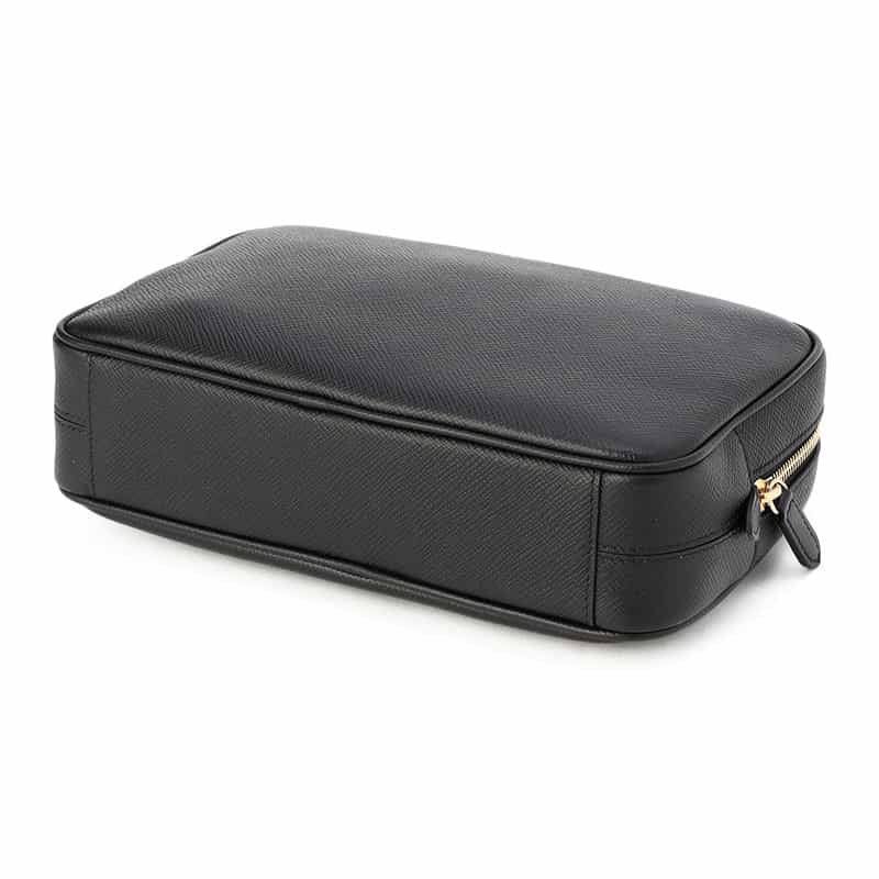 SMYTHSON “PANAMA" オーガナイザーポーチ BLACK