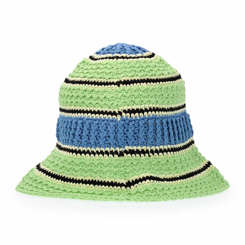 STELLA McCARTNEY クロシェバケットハット GREEN