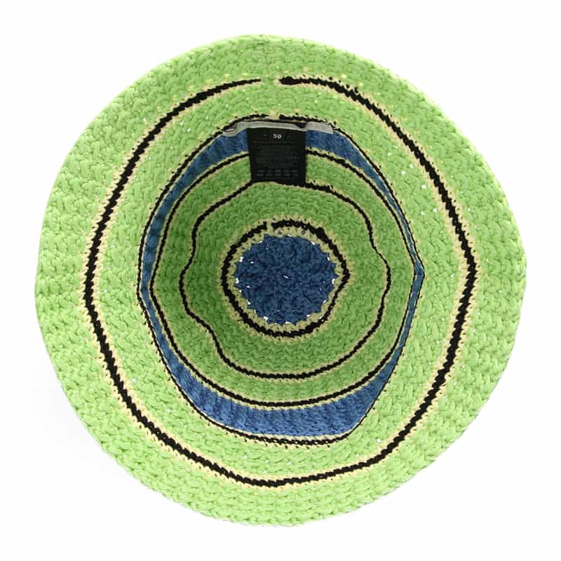 STELLA McCARTNEY クロシェバケットハット GREEN