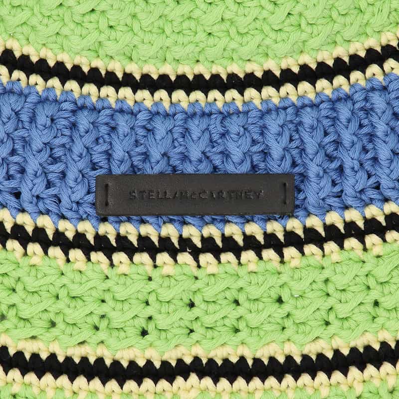 STELLA McCARTNEY クロシェバケットハット GREEN