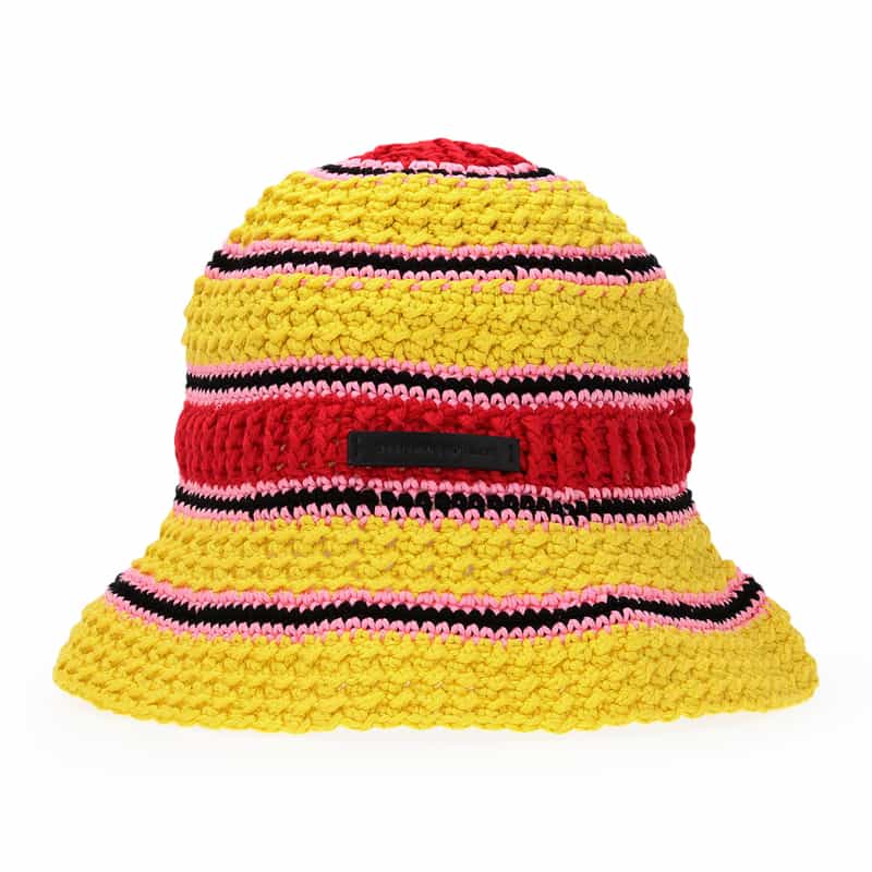 STELLA McCARTNEY クロシェバケットハット PINK