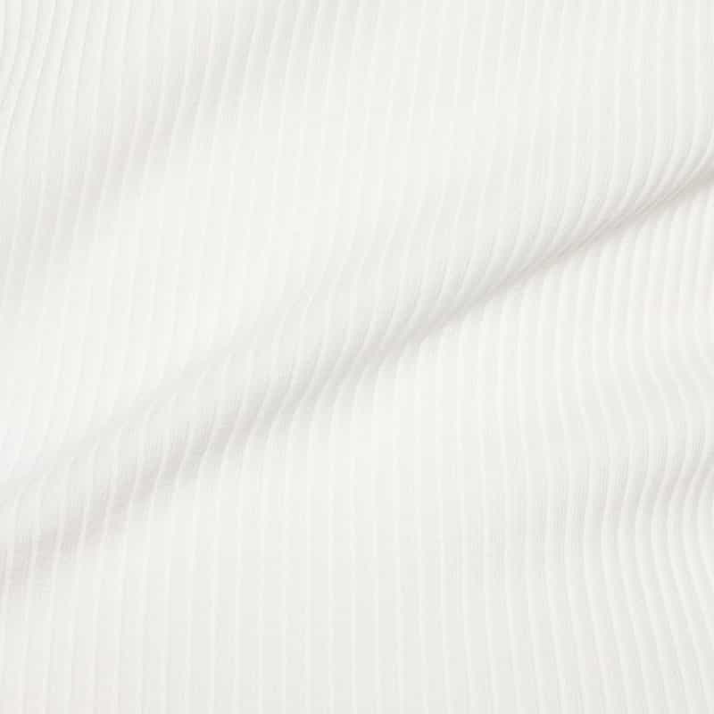 HYKE コットンワンショルダータンクトップ WHITE