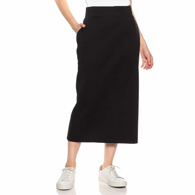 HYKE タイトスカート BLACK