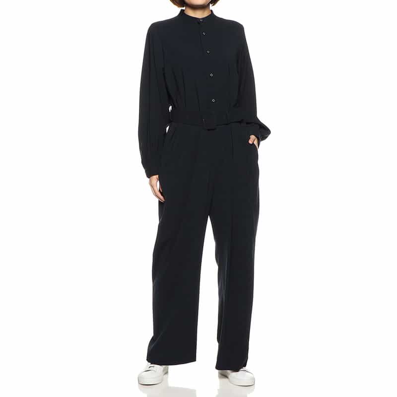 HYKE ジャンプスーツ NAVY