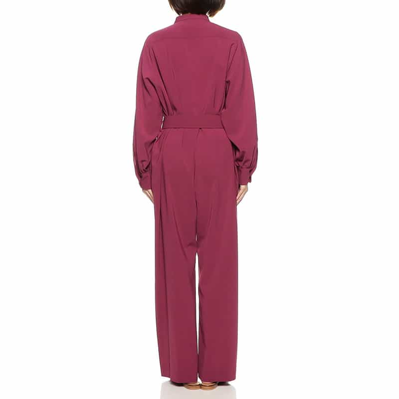 HYKE ジャンプスーツ WINE