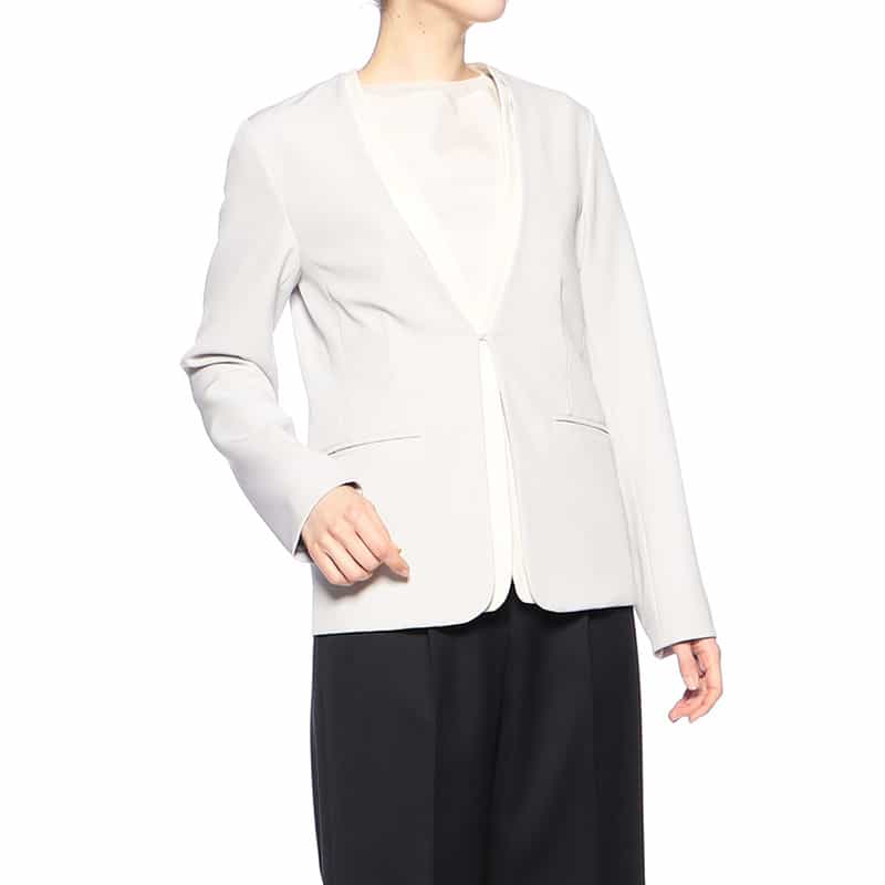 BARNEYS NEW YORK セットアップ2WAYジャケット LIGHT GRAY