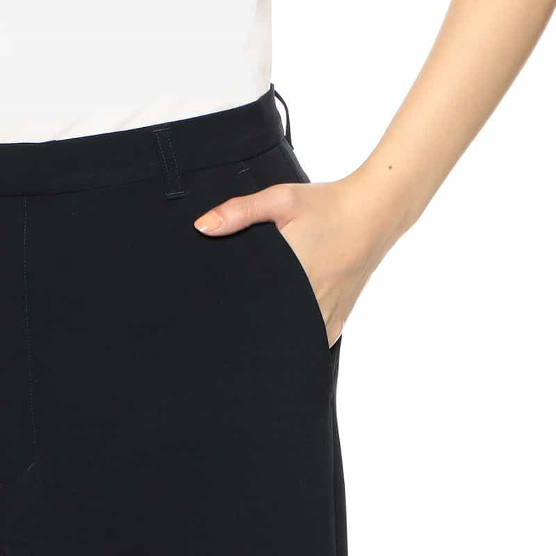 BARNEYS NEW YORK ウォッシャブル セットアップパンツ NAVY